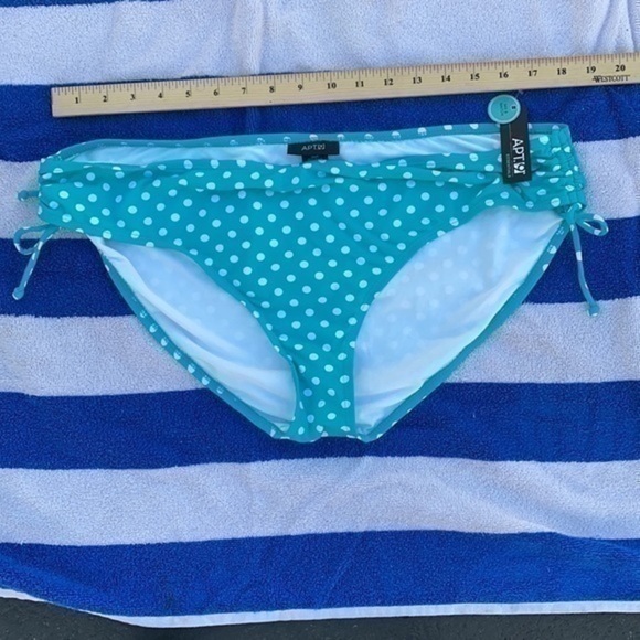NWT PLUS Apt 9. Polka dot Bikini Bottom 1X - Picture 2 of 9